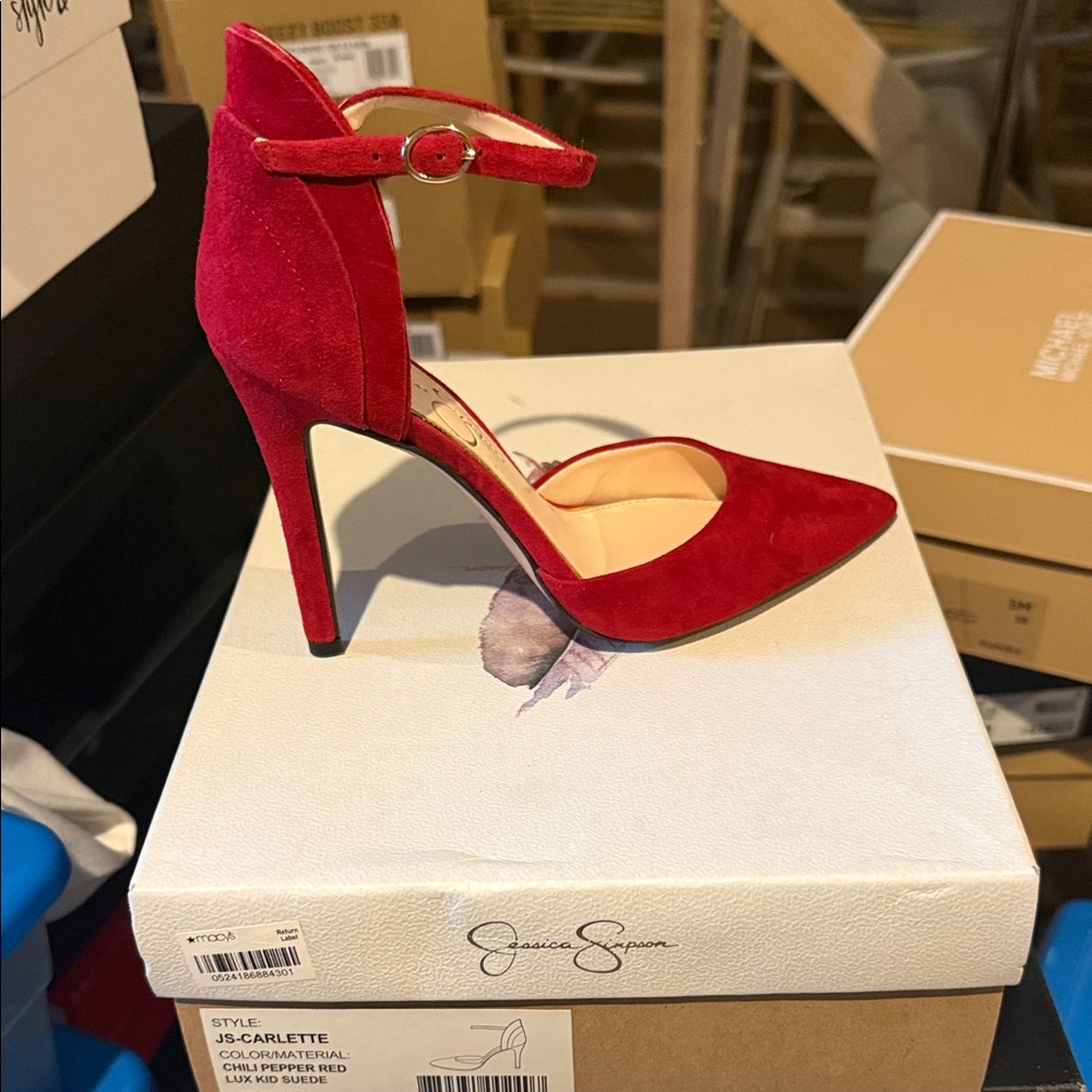 Jessica Simpson Scarlet Red Heels